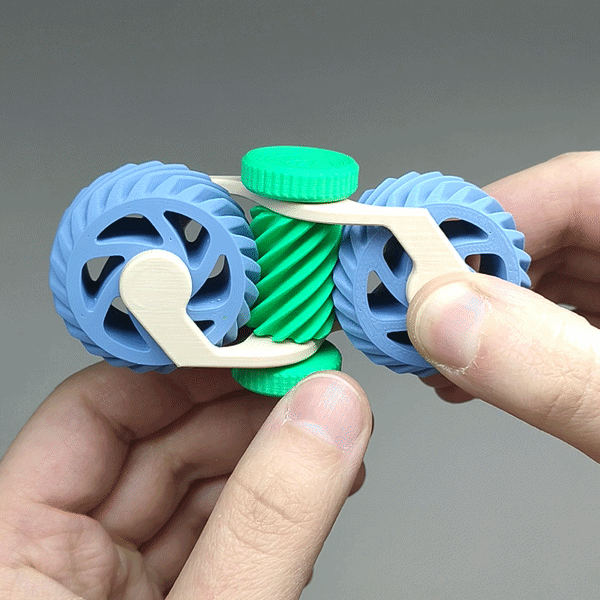Miniatura 2 do modelo 3D Gear fidget spinner