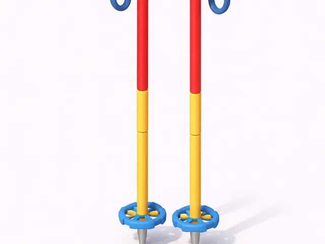 Low Poly Ski Poles