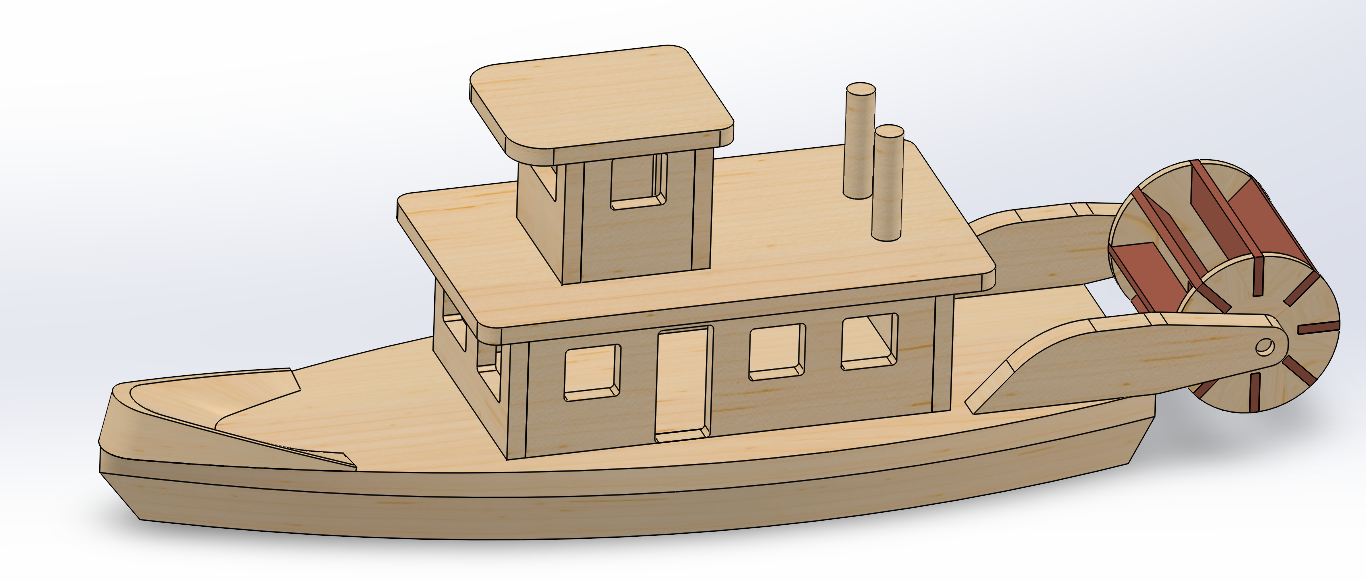Kids toy paddle boat