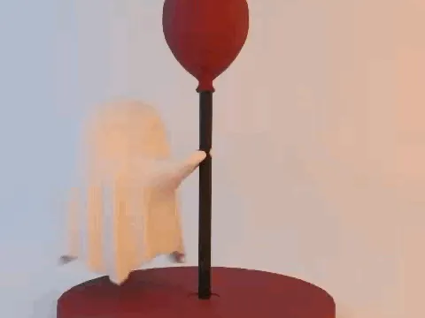 The Floating rotating ghosty