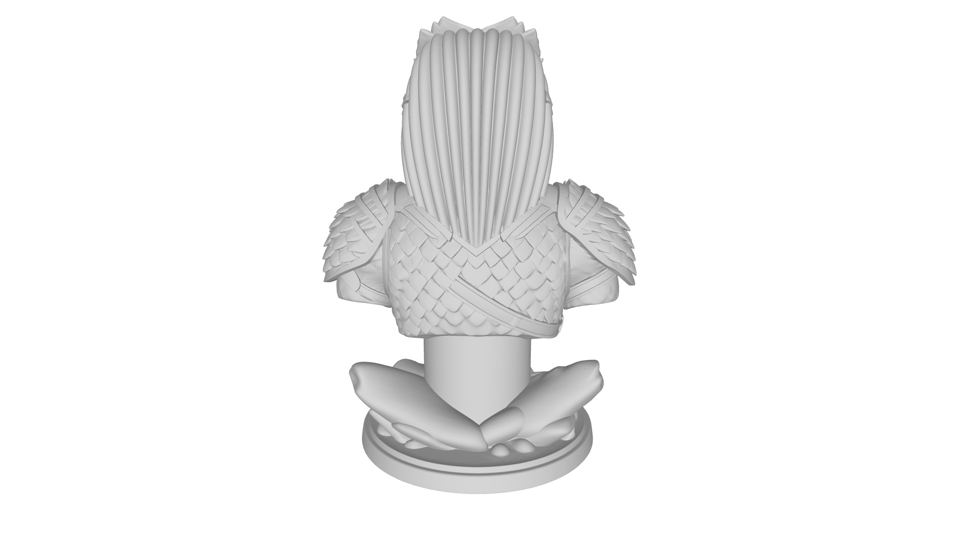 Miniatura 5 do modelo 3D Wild Predator Bust