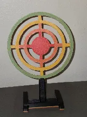 Print In Place Pop-Up Target Bullseye for Catapults and Nerf guns - 100mm/4in 14.8grams