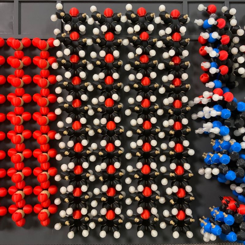 Ball-and-stick molecular model by mikan | Download free STL model ...