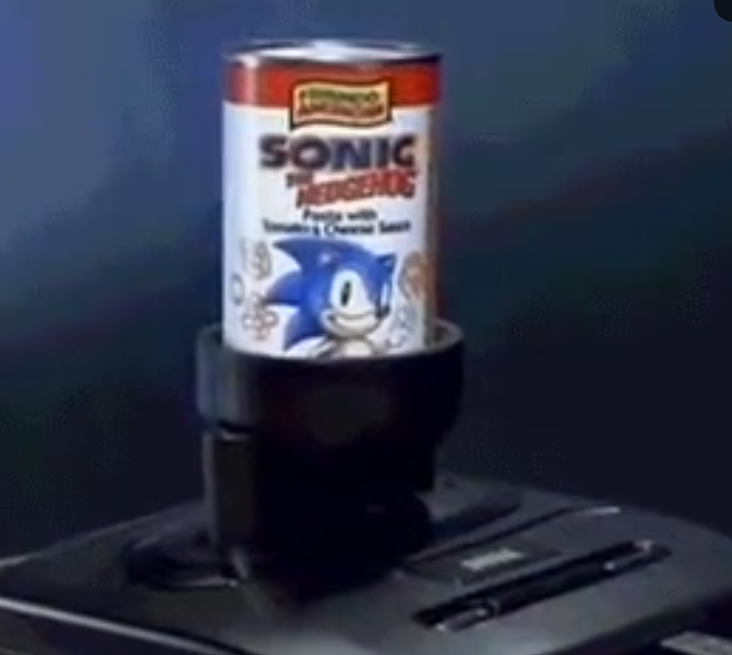 Soup can adapter for Sega Genesis