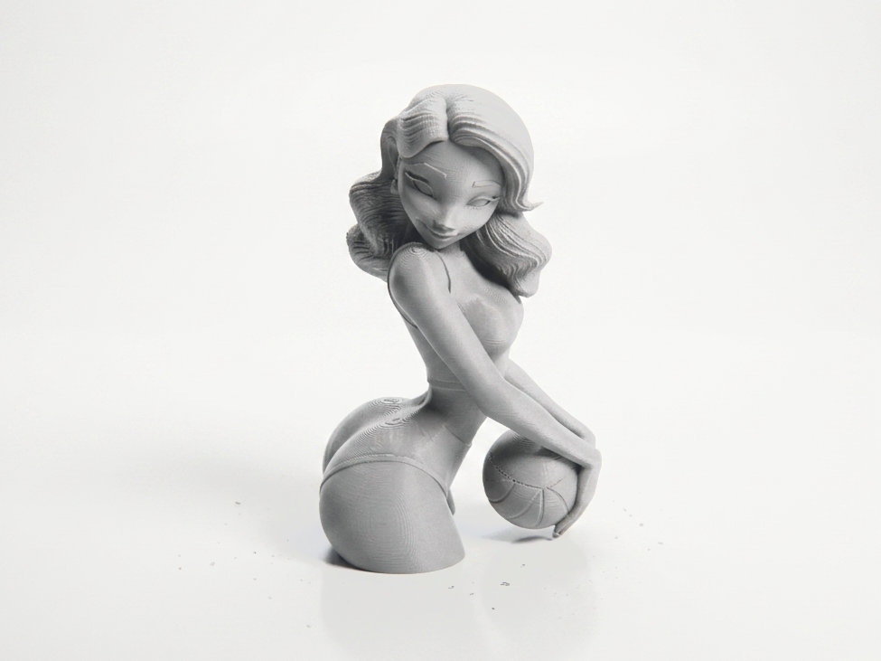 Beach Volleyball Girl Figurine Female Figure 3D Printable