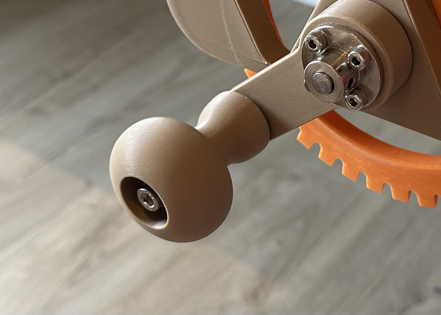 CSM Crank Knob with Bearing Support - Hidden Bolt Head Remix