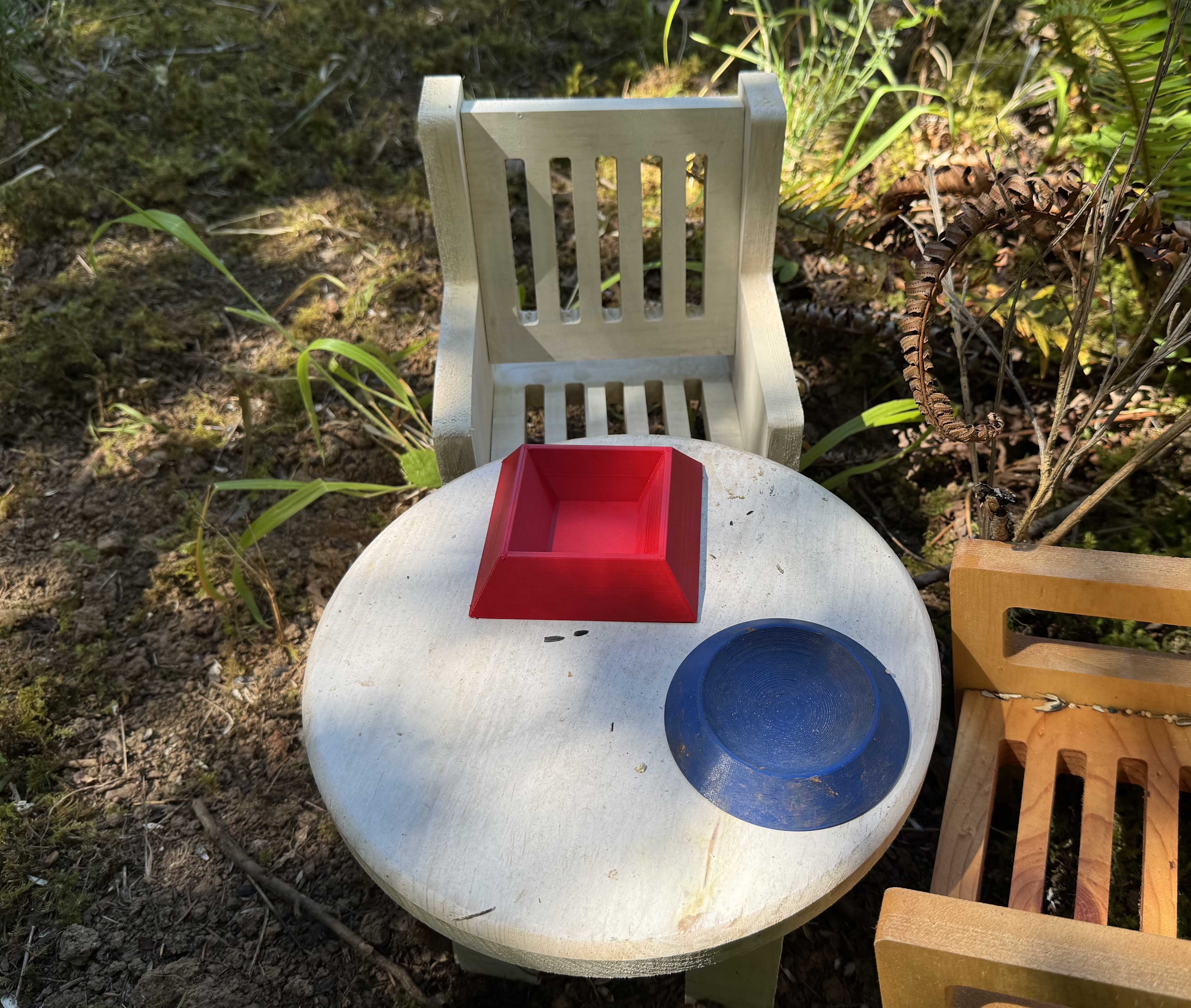 Square Birdseed Bowl — miniatura 2