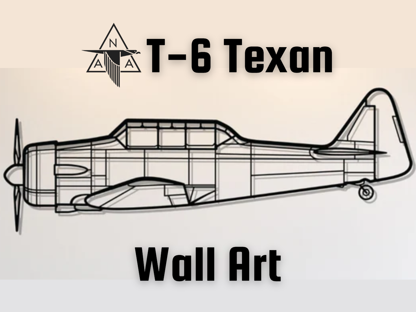 North American T-6 Texan Wall Art