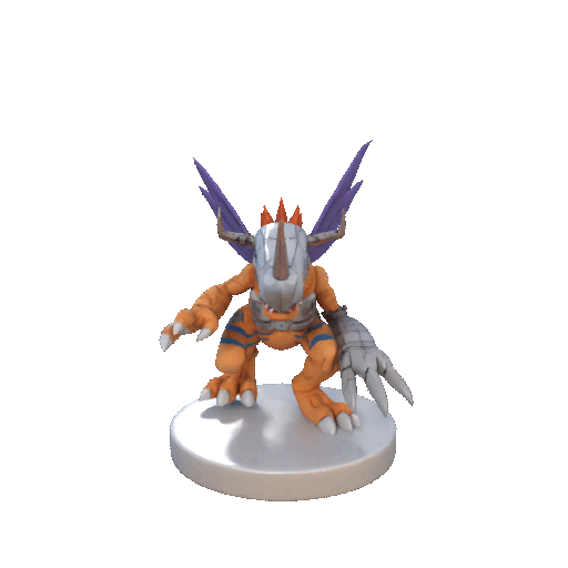 MetalGreymon Digimon Creature Model — thumbnail 2