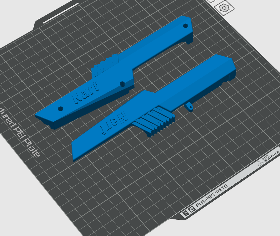 "Narf" sides for Snapper dart blaster