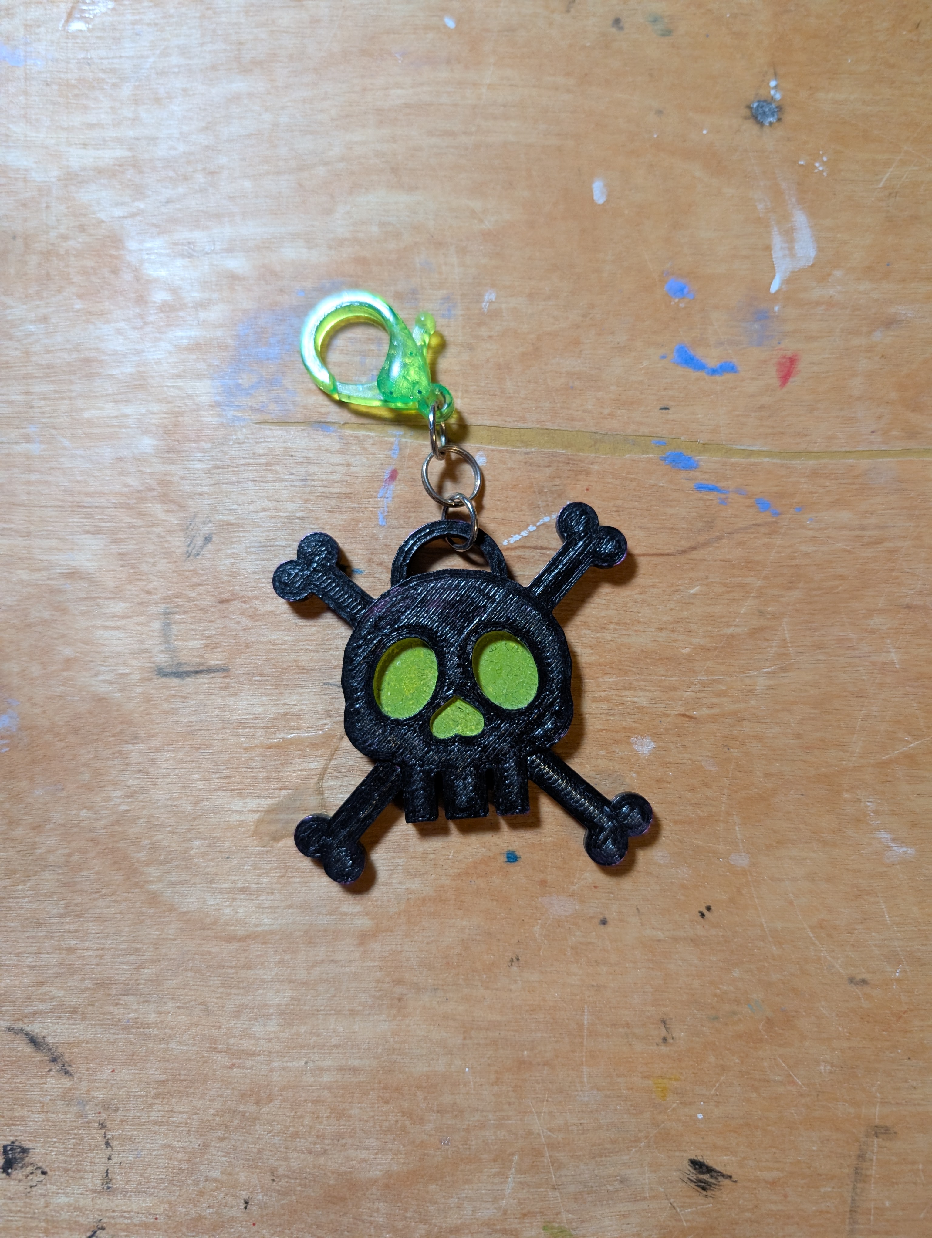 Crossbones Keychain