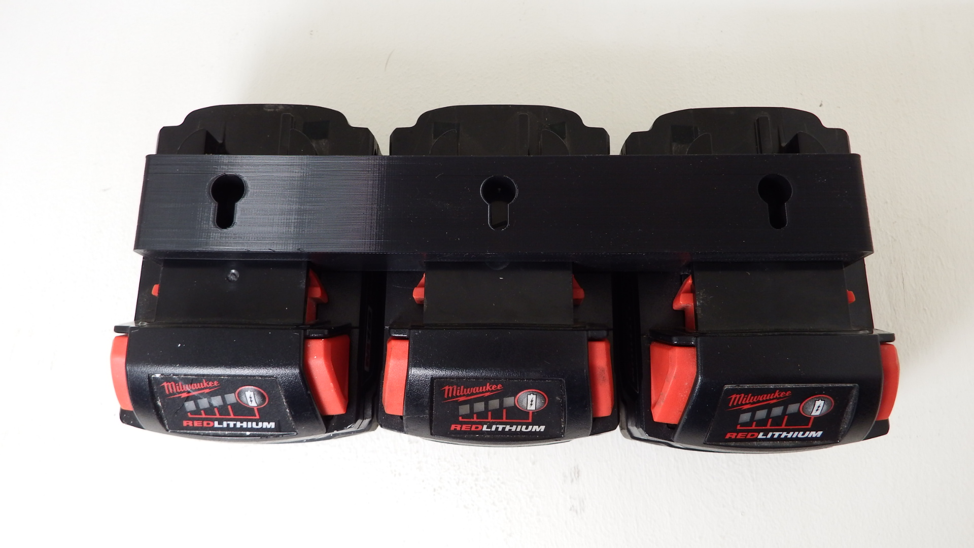 Brackets for Milwaukee M18 batteries
