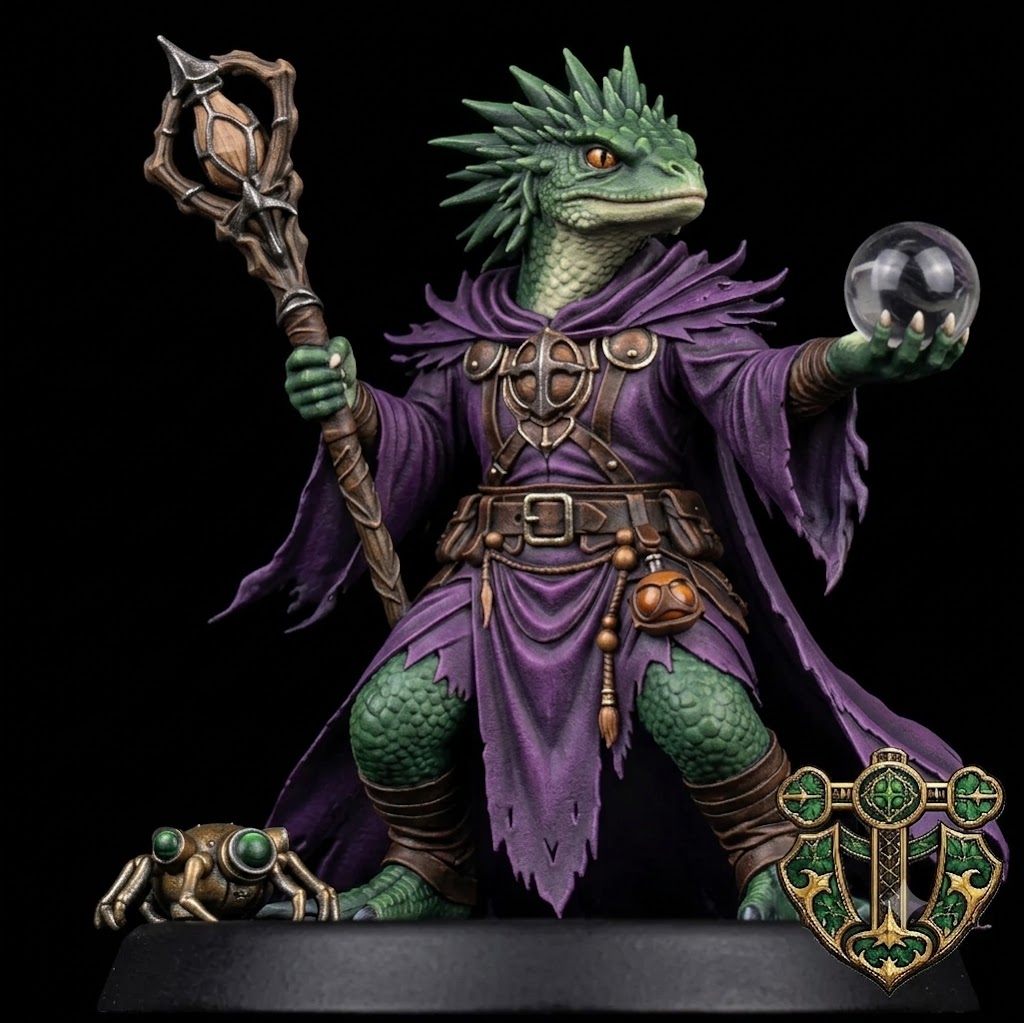 Lizardfolk Wizard — miniatura 2
