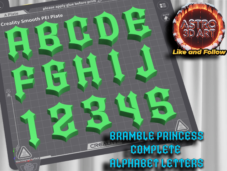 Bramble Princess Letters