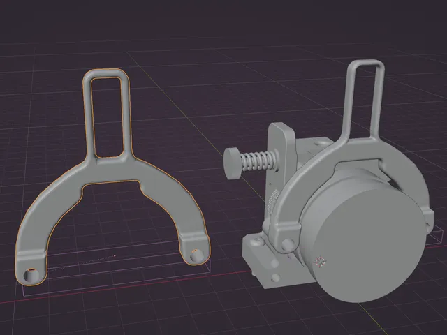 Cable strain relief for 36mm Nema 14 Extruder Stepper