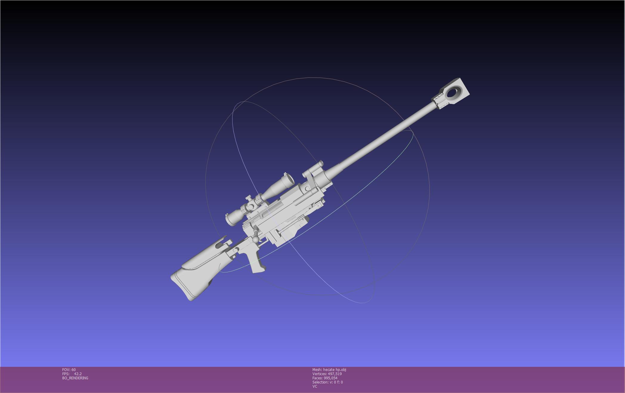 Sword Art Online Sinon Hecate II Rifle Basic Model