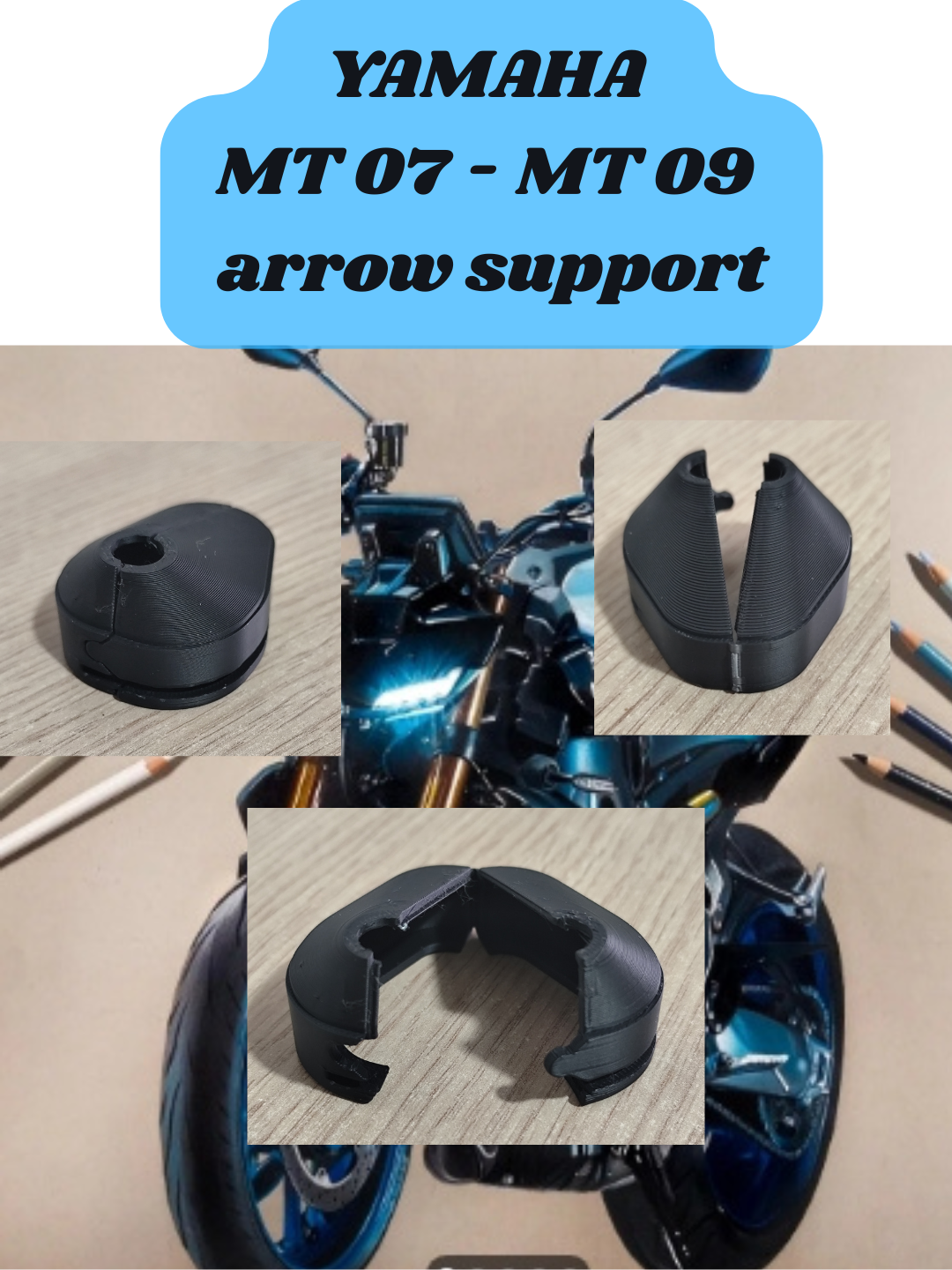 Yamaha MT Gauge Adapters