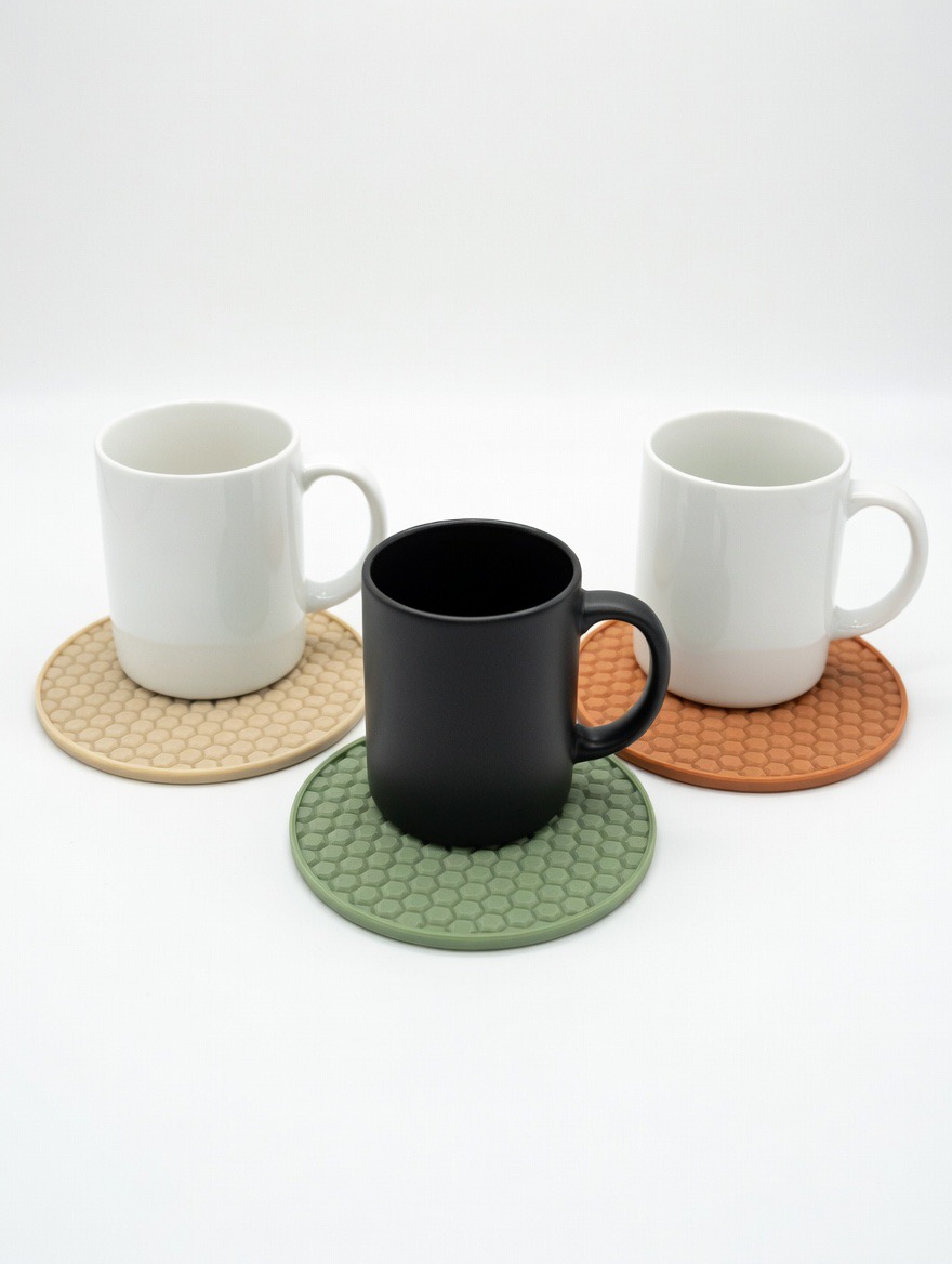 Hexagon Cup Coster 3D model