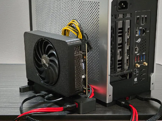 A4-H2O bottom panel with oculink + anderson power pole + bottom 92mm fan