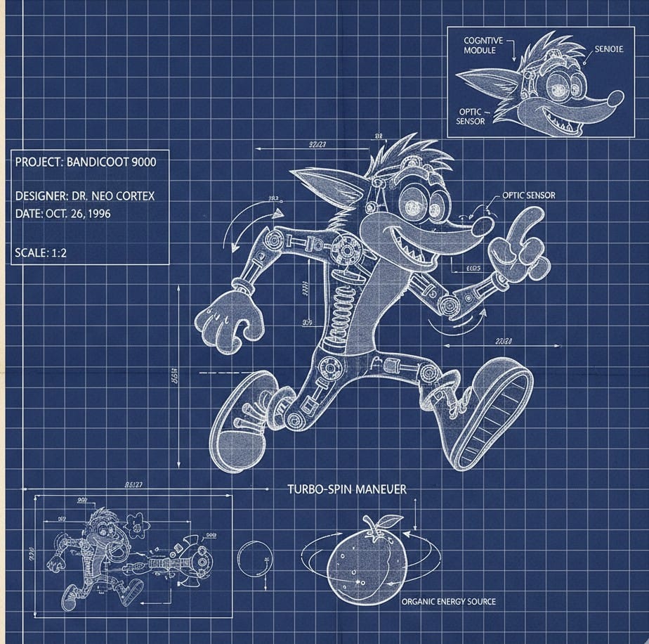 Crash Bandicoot - HueForge