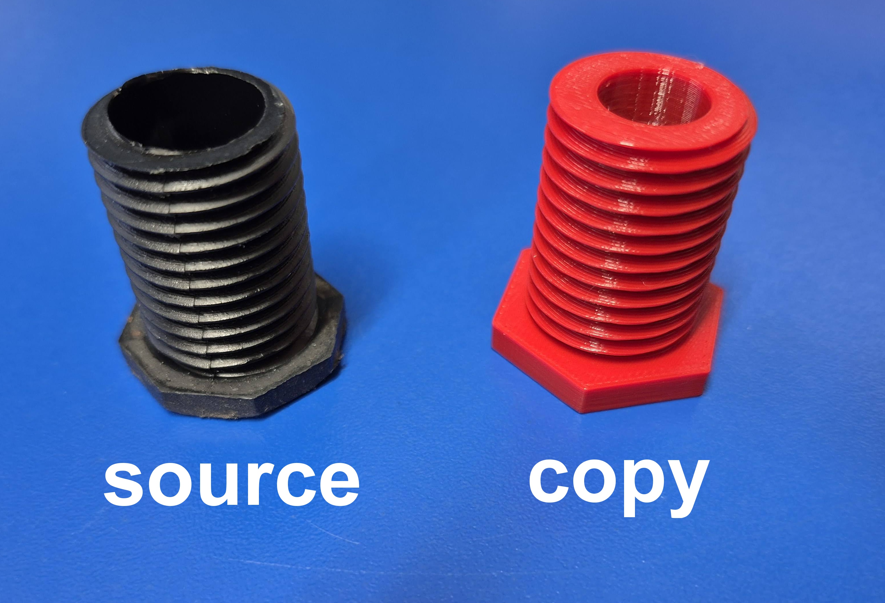 Screw for the table leg