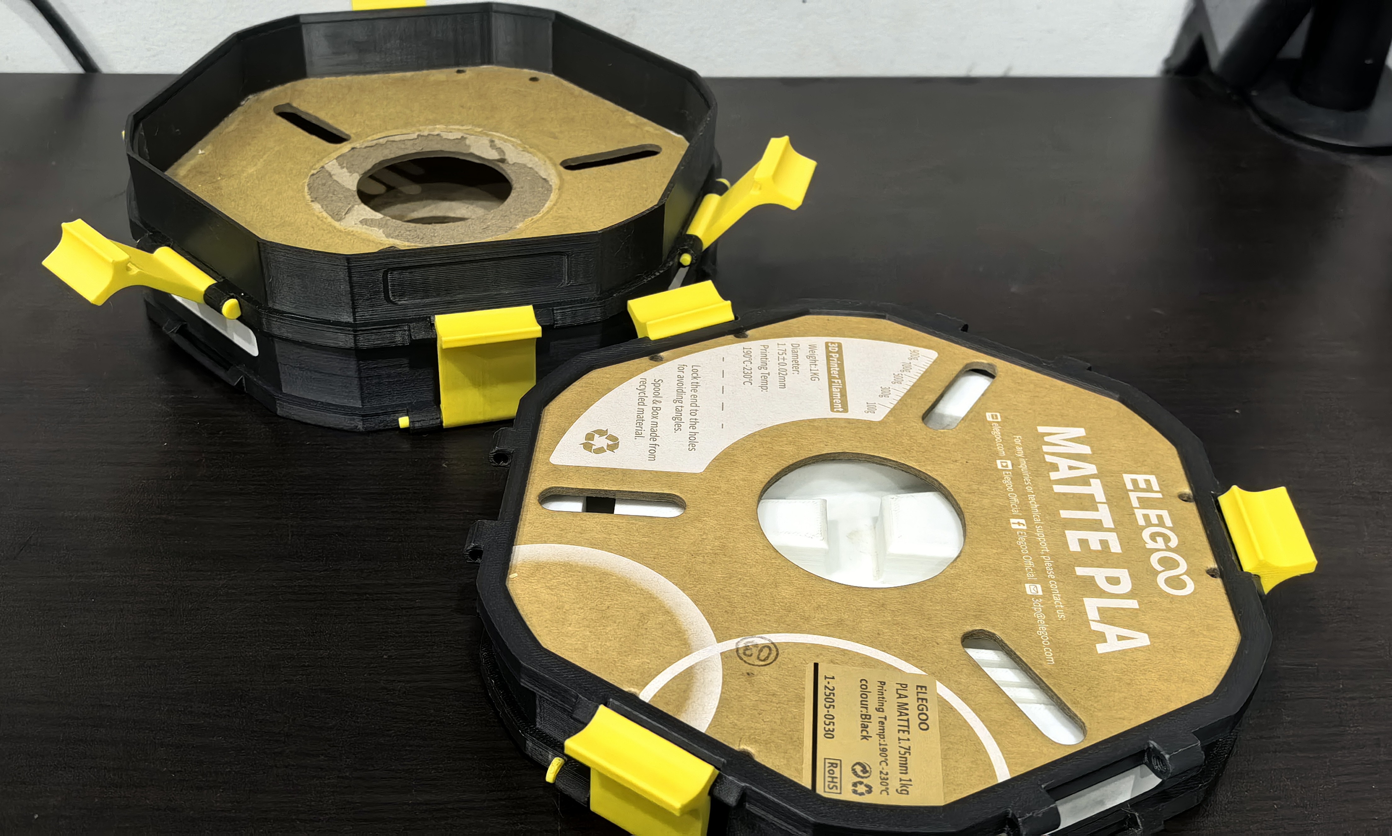 Recycled Spool Storage Box (Stackable System) | Caja de Almacenamiento Reciclada (Sistema Apilable) — thumbnail 2