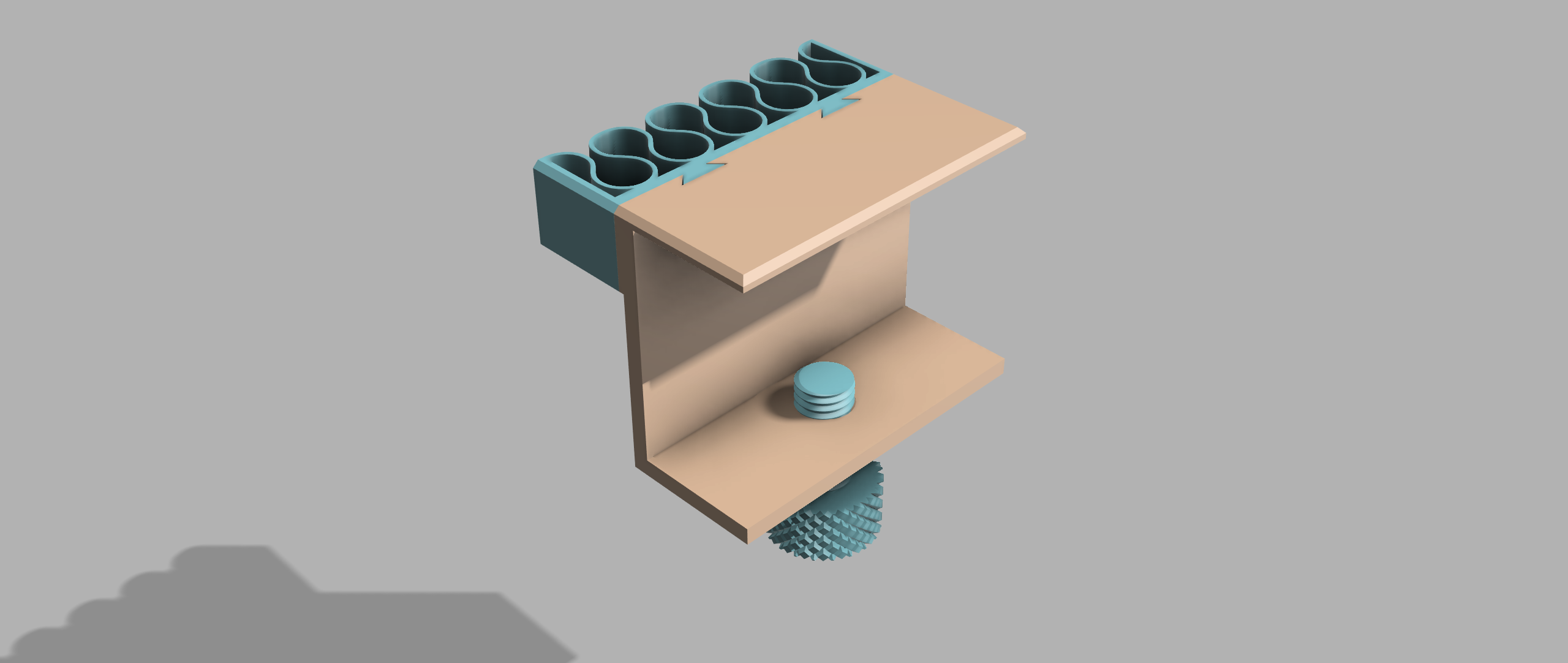 USB Cable Holder, C-clamp Edition