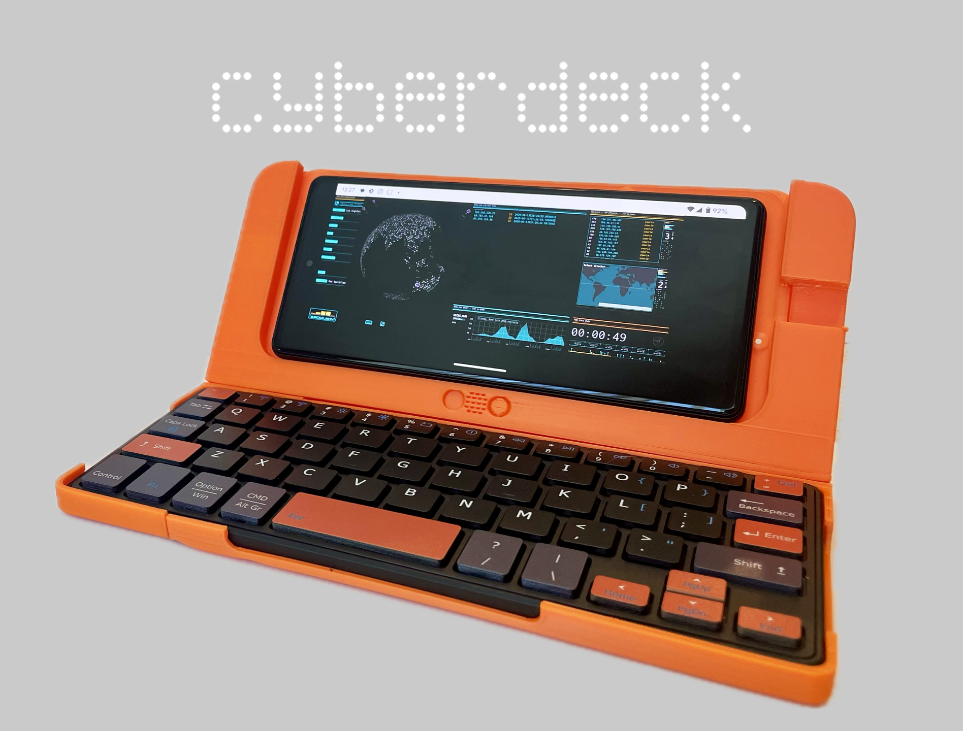 cmf phone cyberdeck 3D model thumbnail