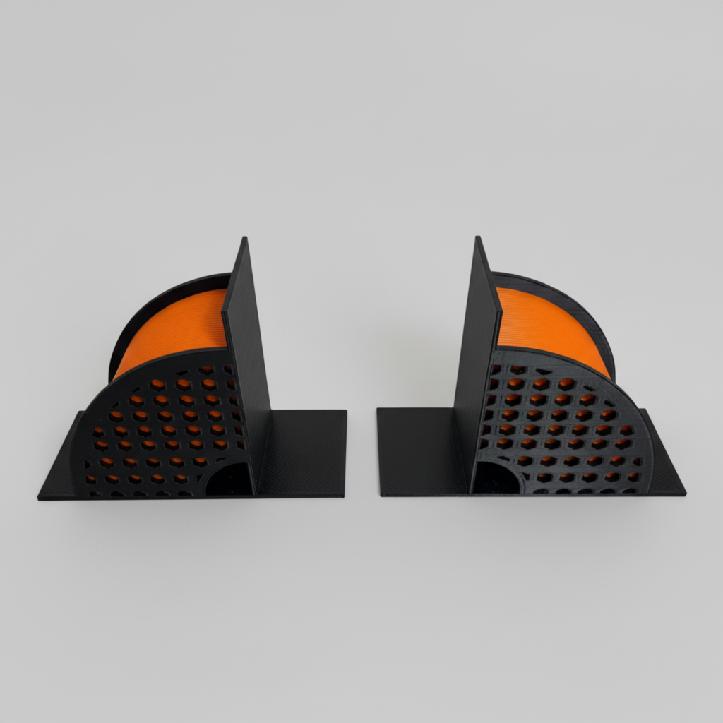 Prusament book ends. No AMS needed