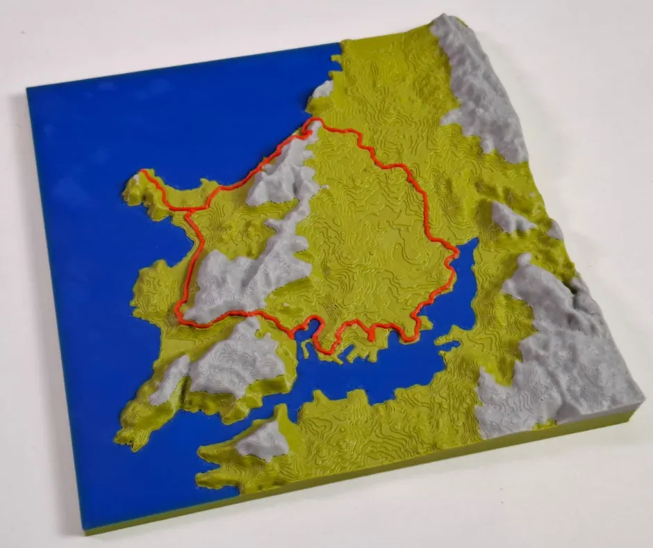 Hiking and Cycling Map Generator | TrailPrint3D | Blender Addon by