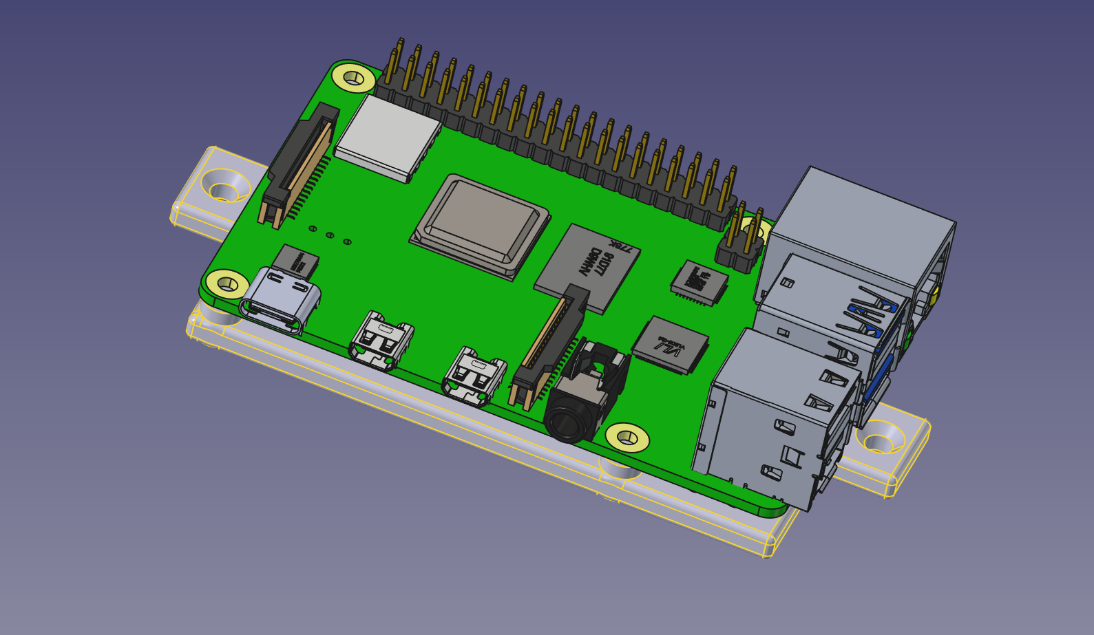 AdaptPlate – Parametric Mounting Plate for Raspberry Pi