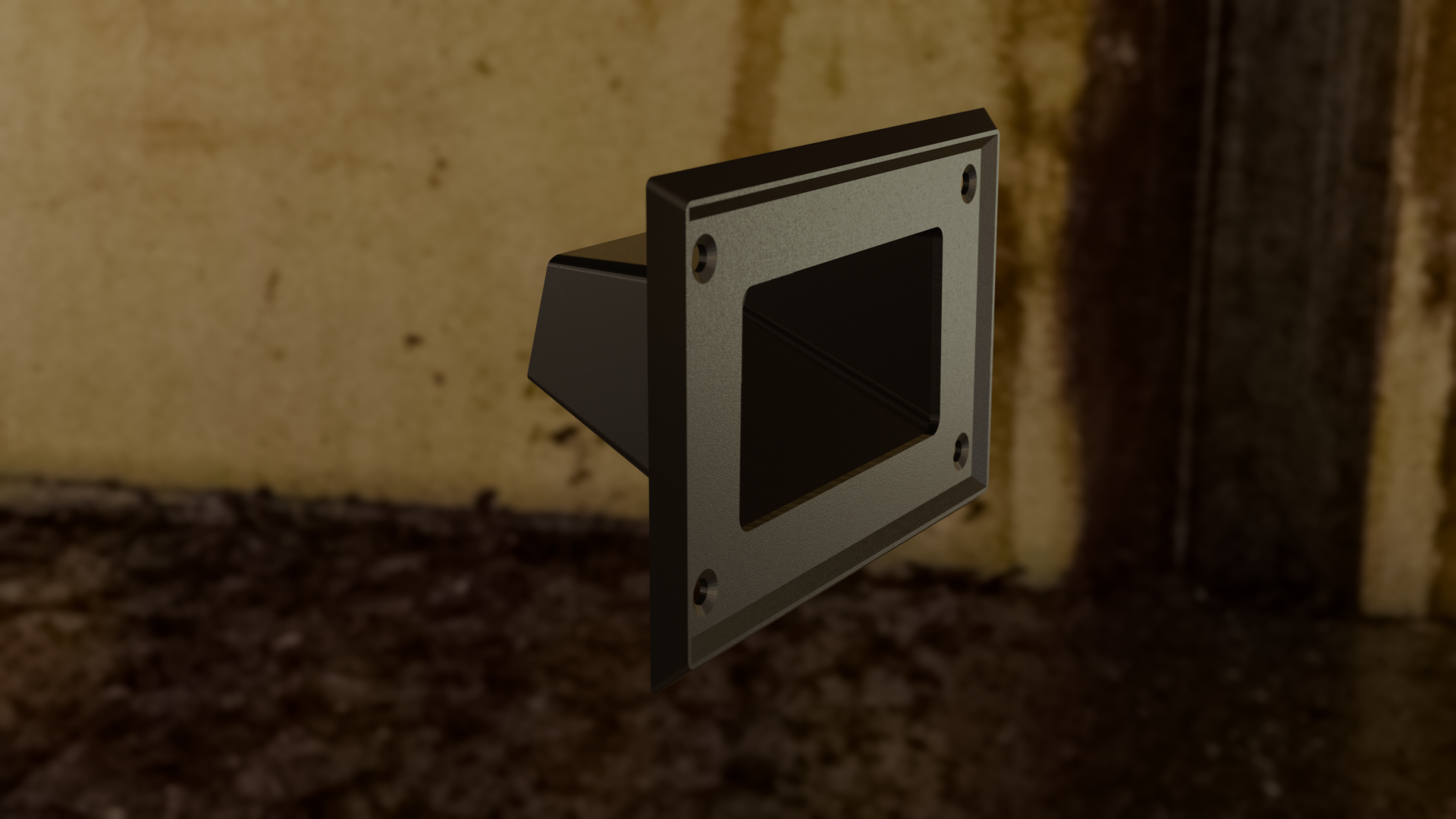 Replacement handle for cheap PA speakers