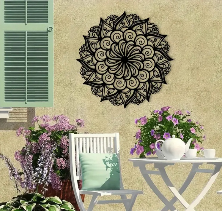 Mandala Flower Wall Sculpture