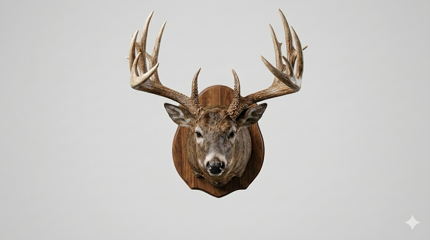 Nice 18 Point Buck Shoulder Mount
