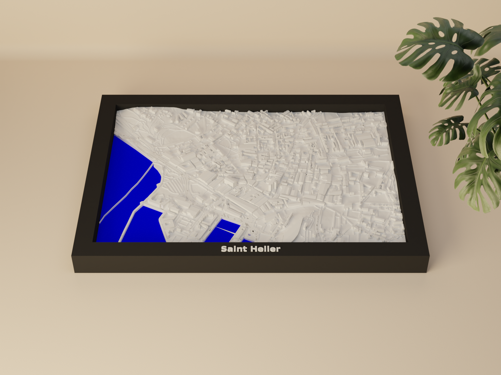 Saint Helier, Jersey - 3D Miniature