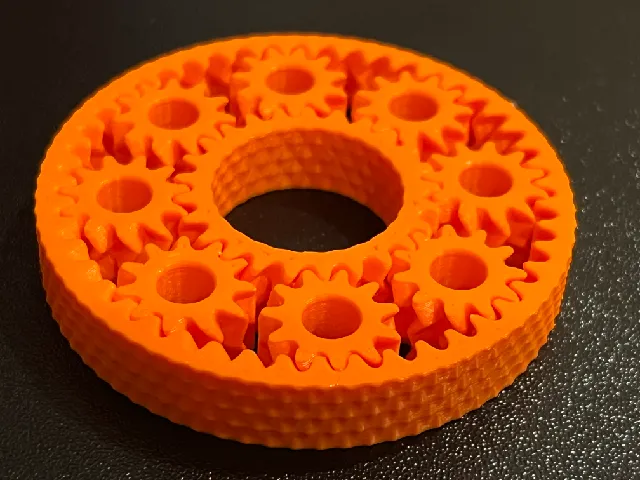 Knurled 8P Herringbone Planetary Gear Bearing