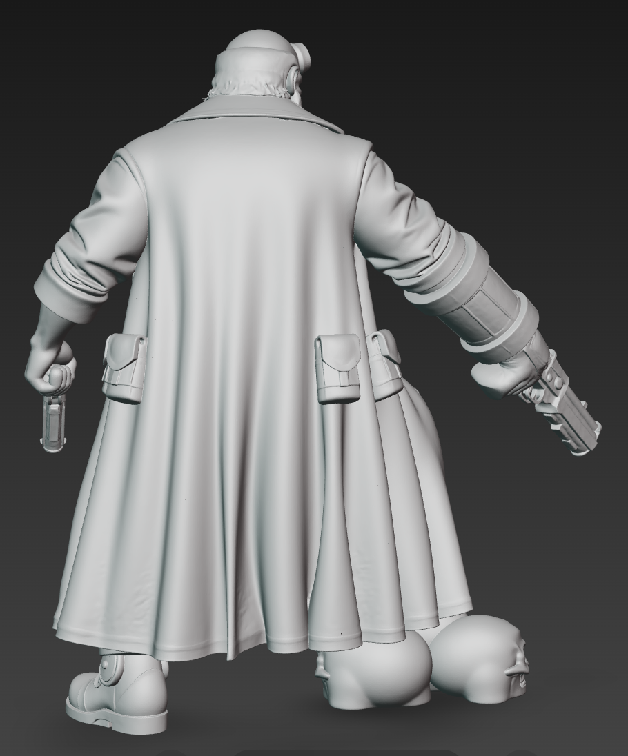 Miniatura 3 do modelo 3D Hellboy 1