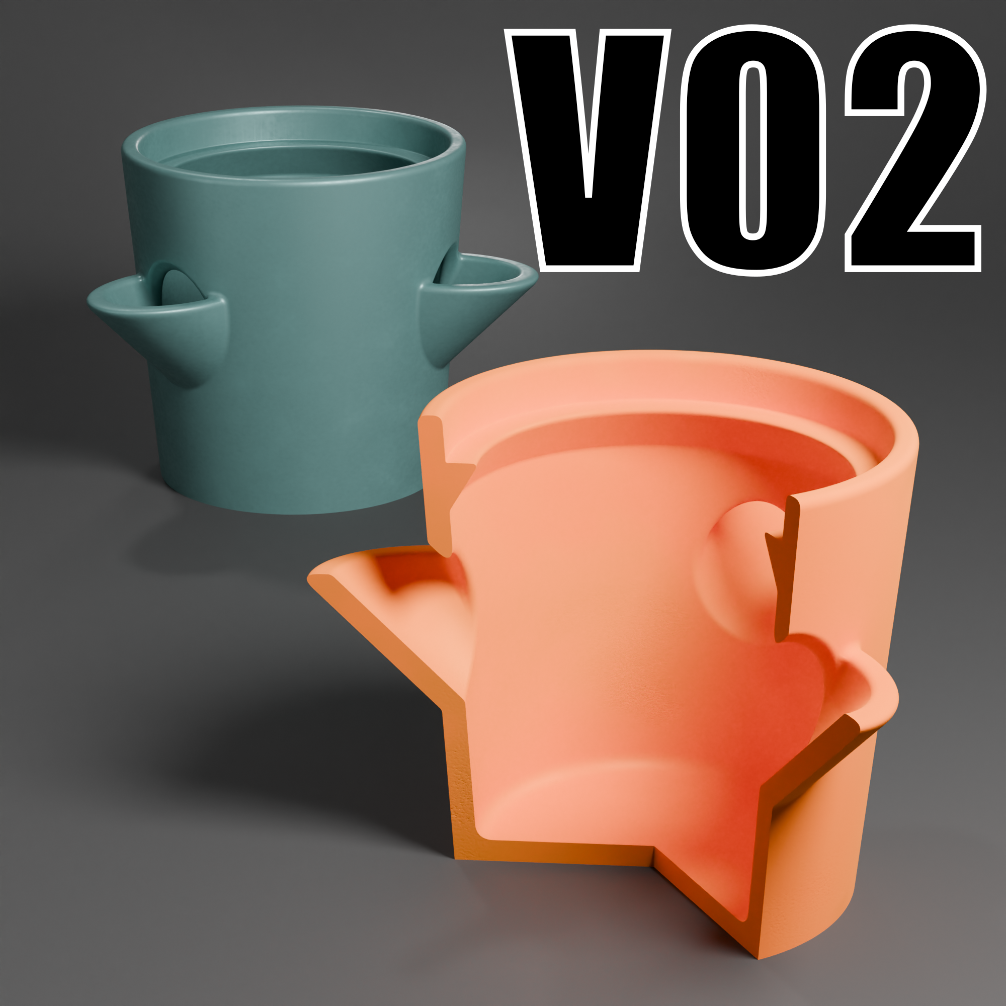 Stackable Vertical Planter – V2