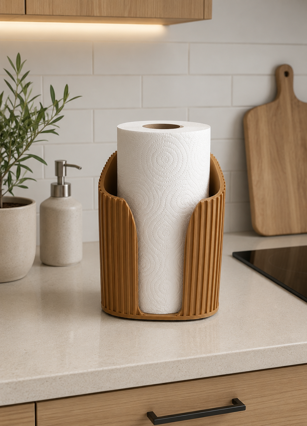Japandi Kitchen Roll Holder - Squared — miniatura 2