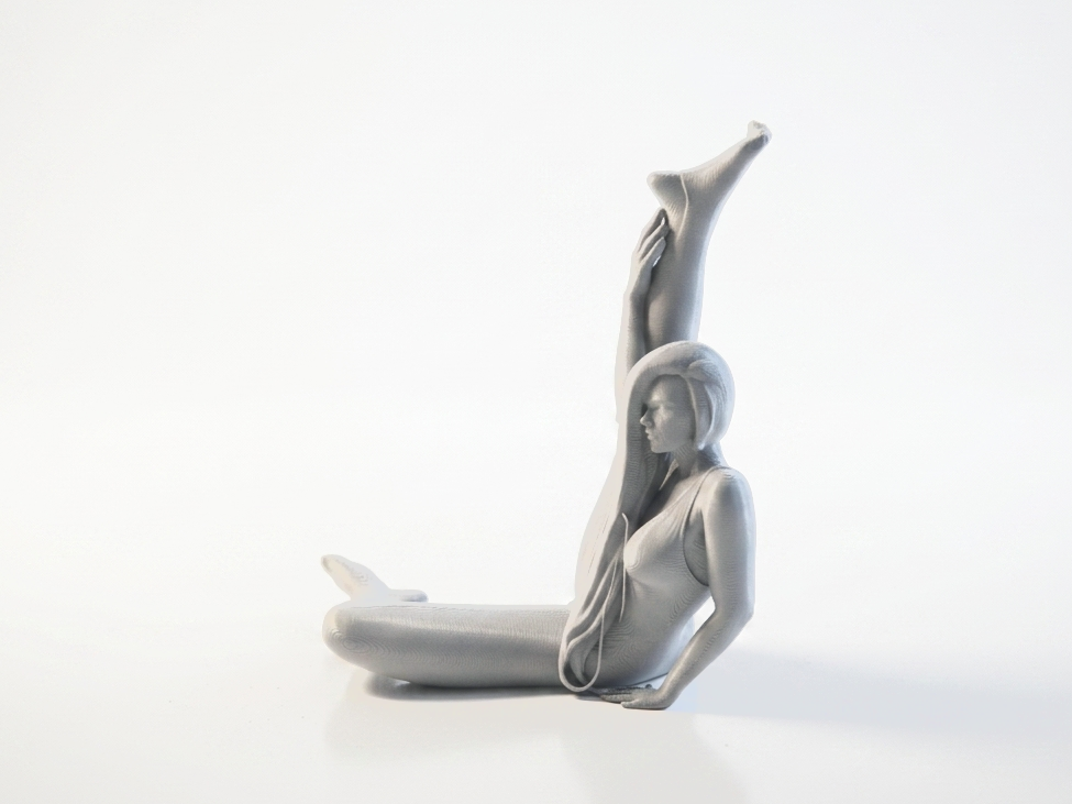 Ballerina Stretching Female Figure 3D Printable
