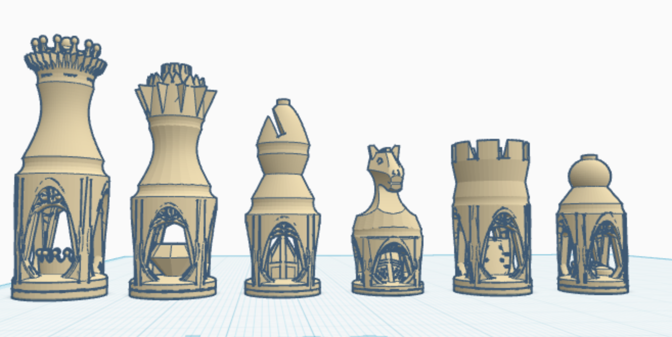 Travel chess set