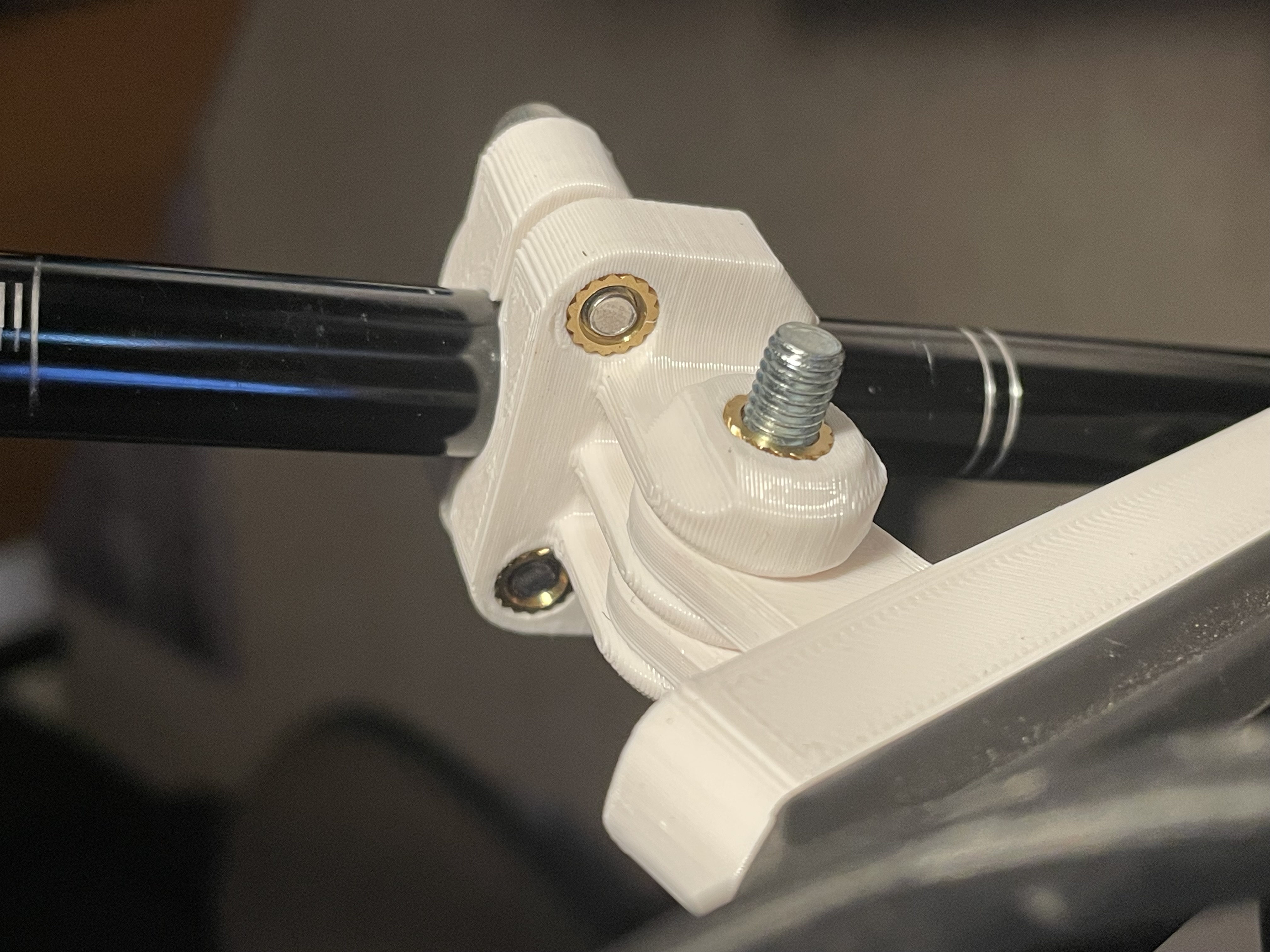 GoPro mount with clamp for 12 mm pipes