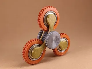 Bearing-type gear fidget spinner