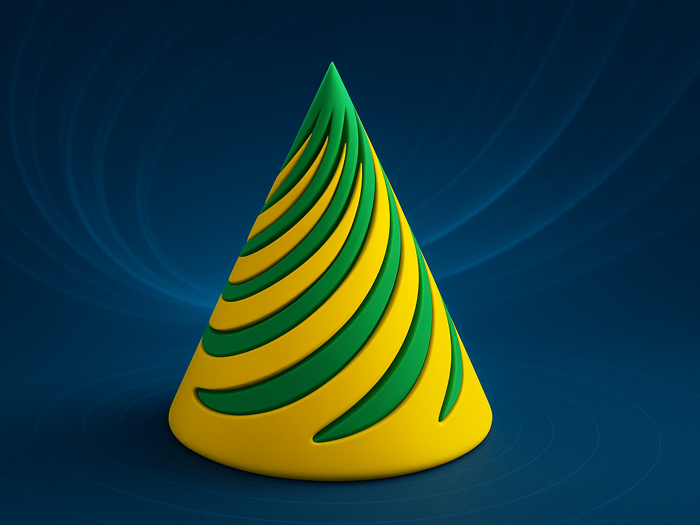 Easy Spiral Fidget Cone