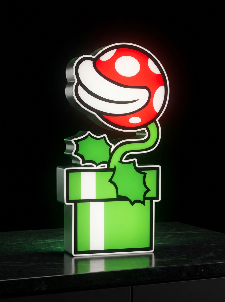 Lightbox Mario Bros Pirania Plant