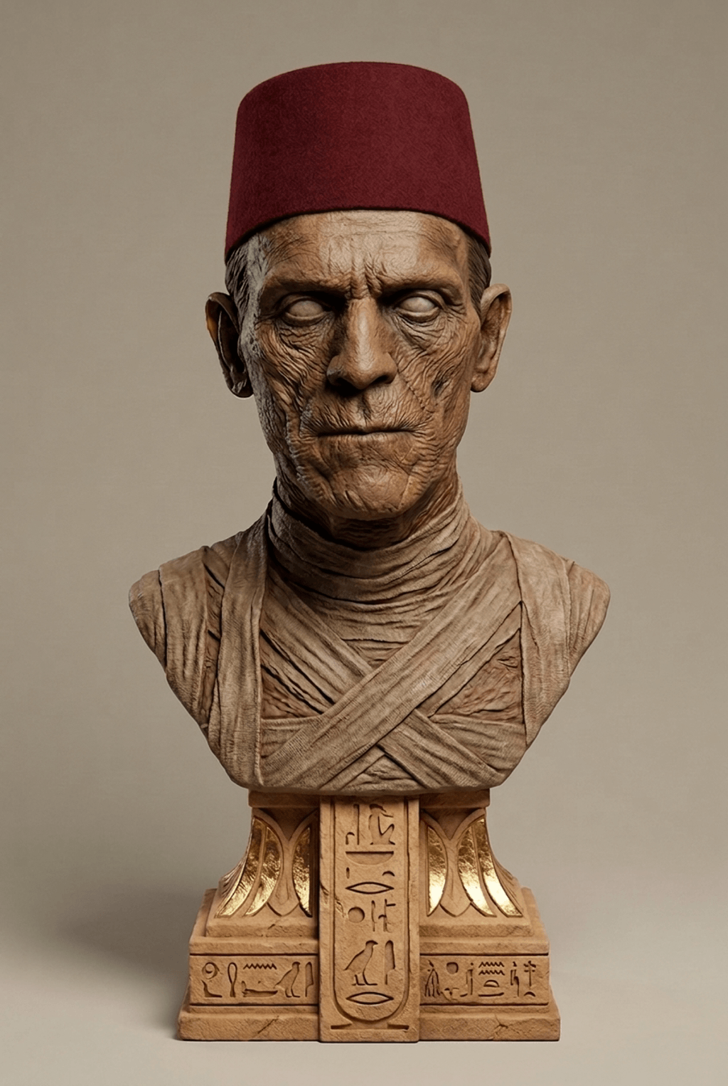 Universal Monsters - The Mummy - Imhotep Bust - 1932
