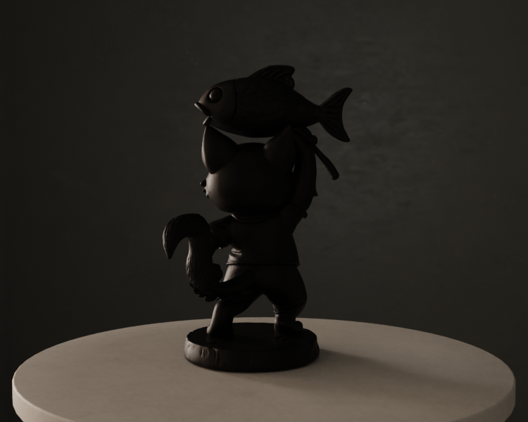 Cat Carrying Fish — thumbnail 4