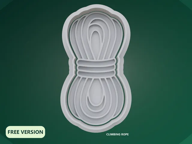 Mountain Climbing Cookie Cutter STL – 3D Print Biscuit Mold Set