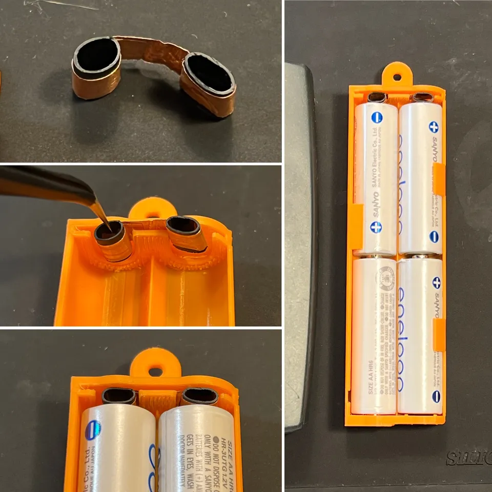 Apple Newton MessagePad 2000/2100 AA Battery Tray by RolandJuno