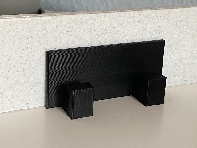 cubic towel hook double / würfelförmiger doppelter Handtuchhaken